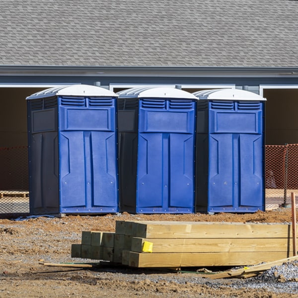 is there a specific order in which to place multiple portable toilets in North Sultan